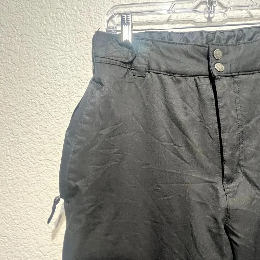 Arctix Insulated Snow Pants Men M Black Regular Fit Snowboarding Water Resistant - Picture 5 of 16